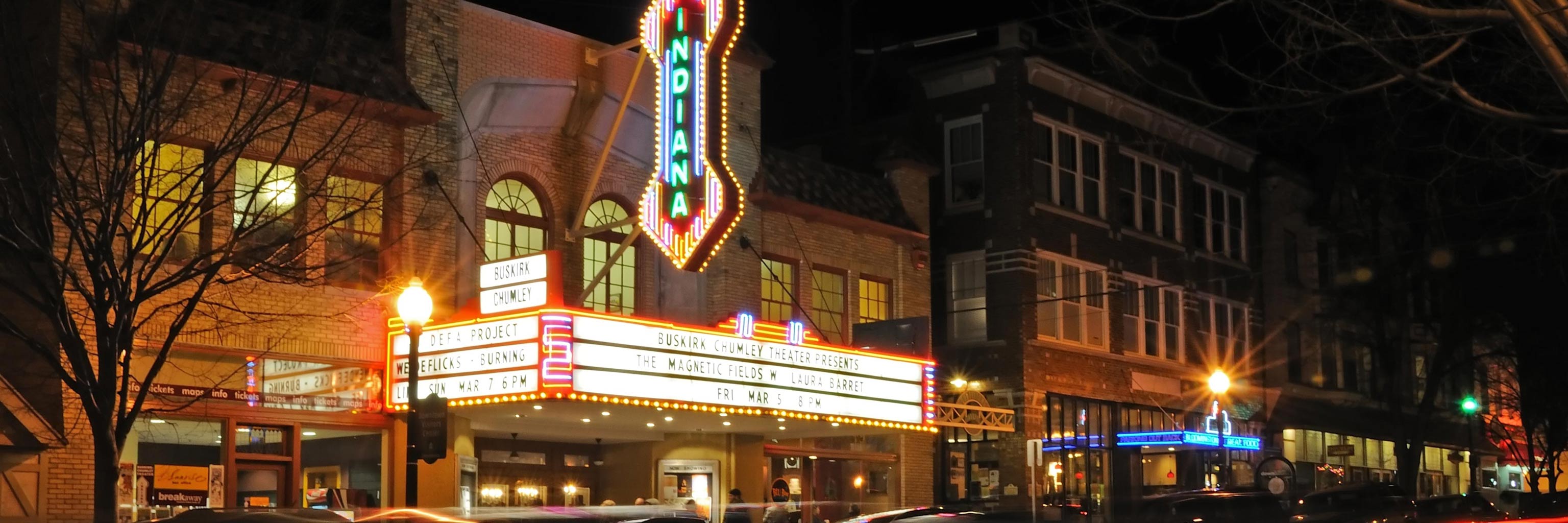 The Buskirk-Chumley Theater in downtown Bloomington
